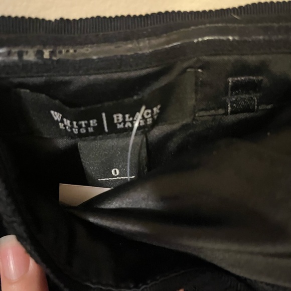 WHITE HOUSE | BLACK MARKET - NWT strapless black dress - knee length pencil - Picture 3 of 5